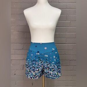 Kimchi Blue  Floral Print Pleated Shorts   S